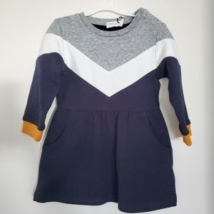 NWT baby girl's colorblock dress